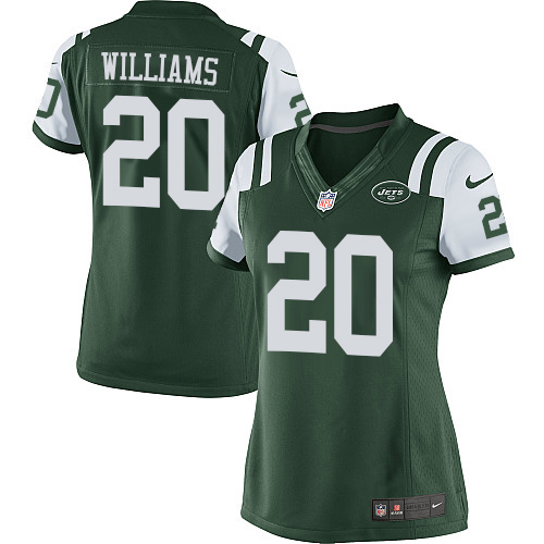 Women's Limited Marcus Williams Nike Jersey Green Home - #20 NFL New York Jets